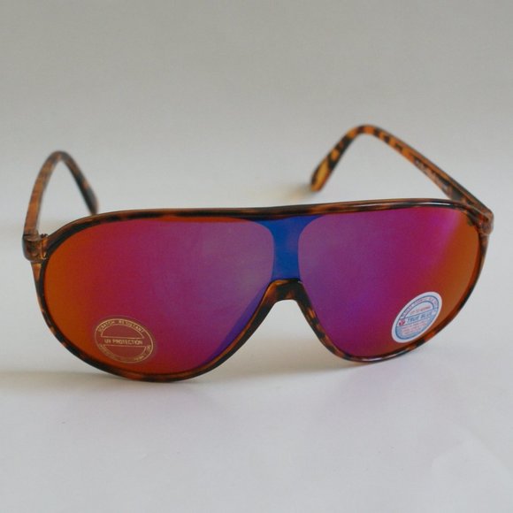 NWT TruVintage 1pc Wing style Aviator Sports sunglasses w/iridium true blue lens - Picture 11 of 11